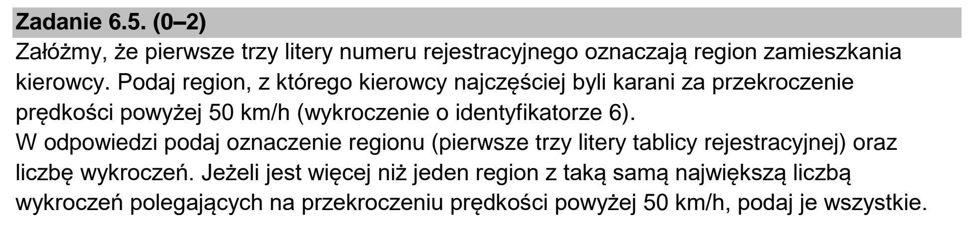 Matura, maj 2024, zadanie 6.5