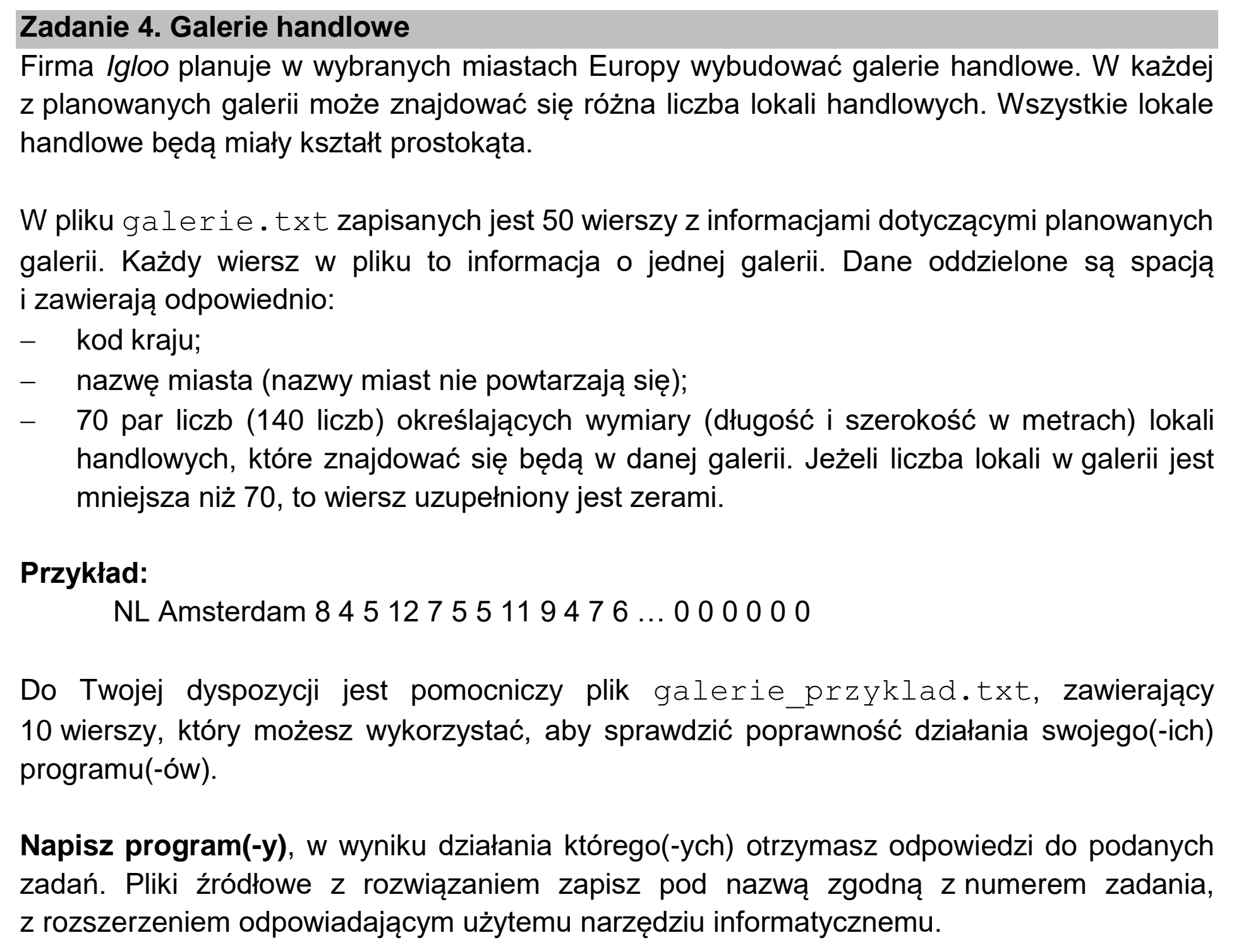 Matura próbna, marzec 2021, wstęp zadania 4