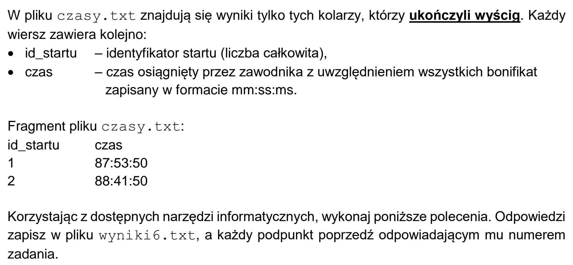 Matura próbna, marzec 2021, wstęp zadania 6, fragment 2