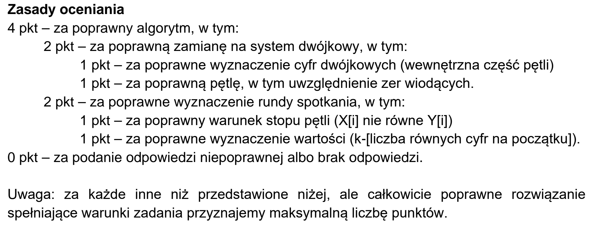 Matura próbna, marzec 2021, odpowiedź do zadania 1.2, fragment 1