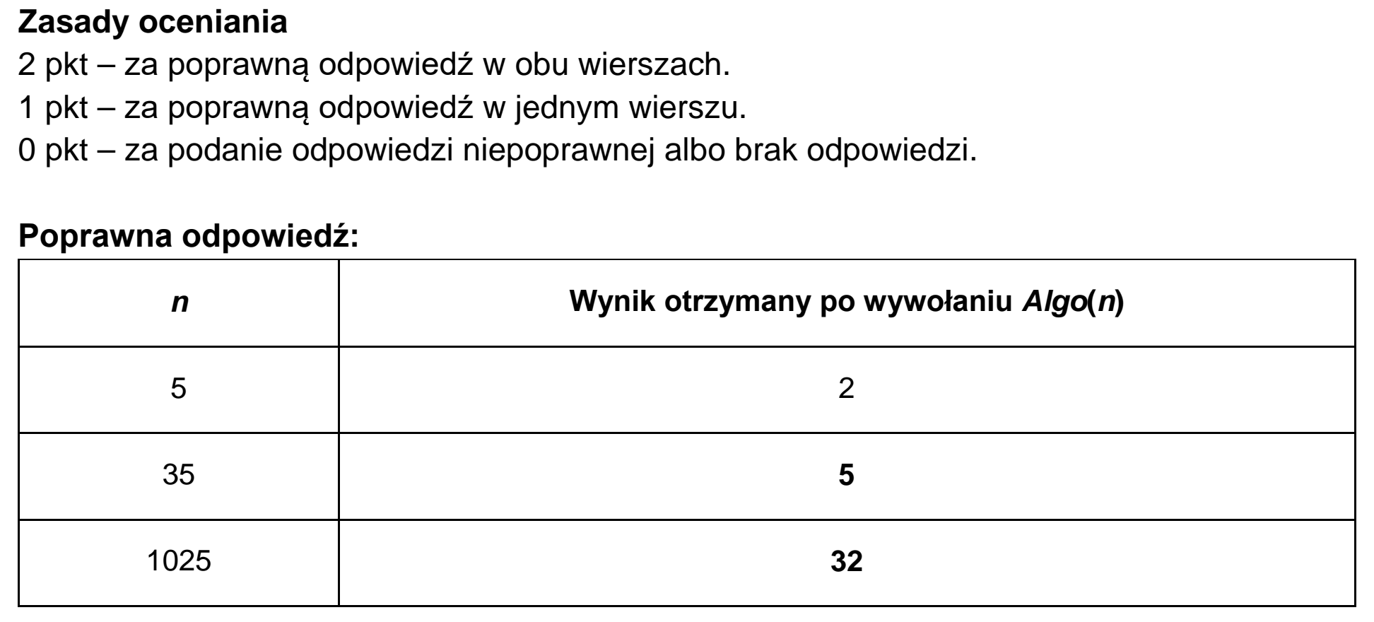 Matura próbna, marzec 2021, odpowiedź do zadania 2.1
