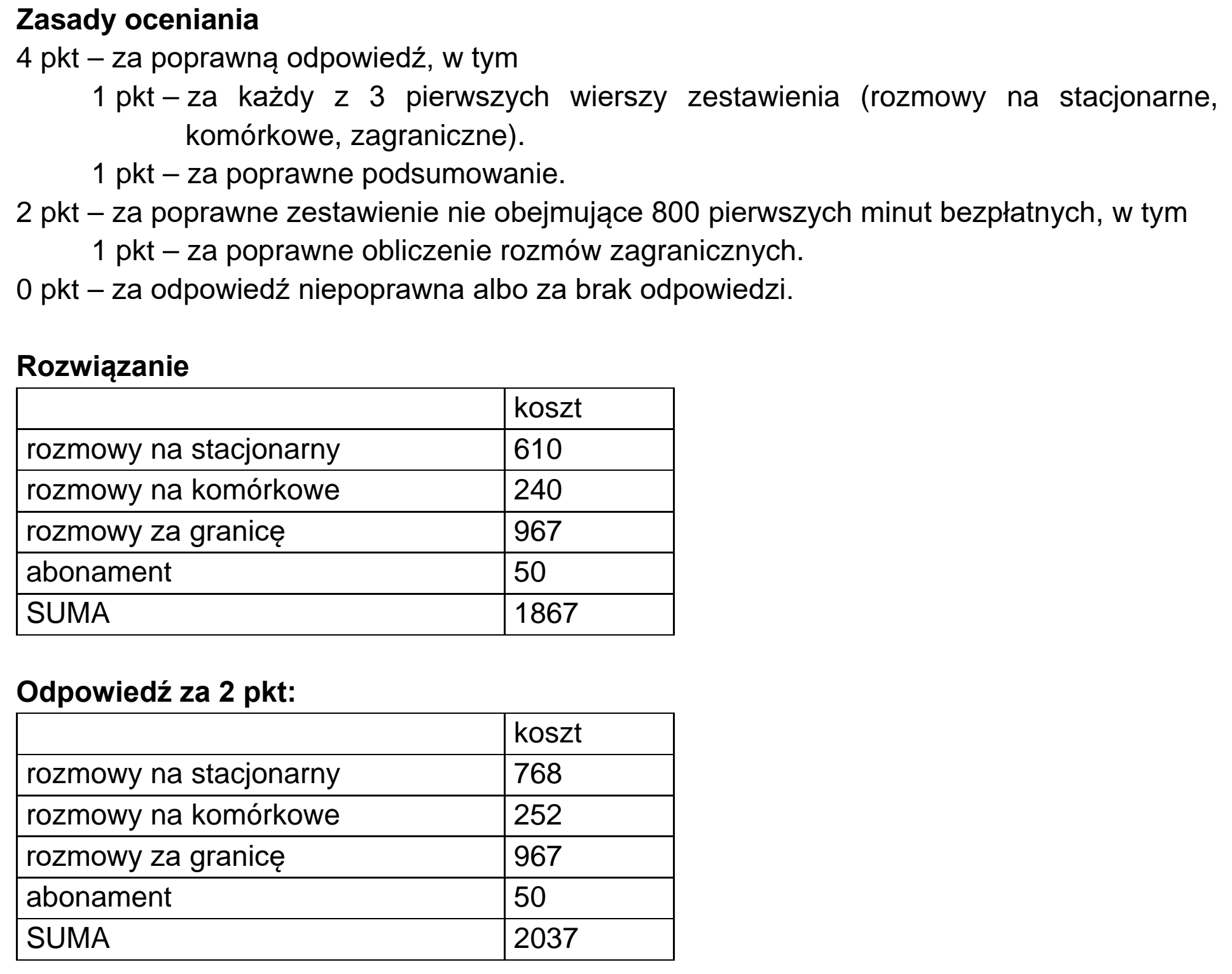 Matura próbna, marzec 2021, odpowiedź do zadania 5.4