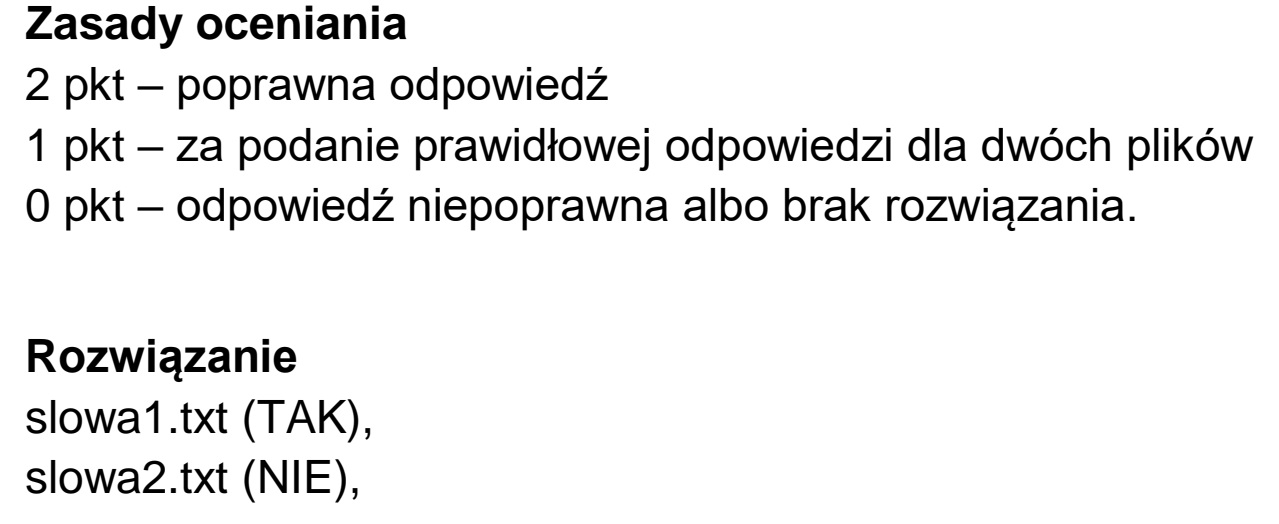 Matura dodatkowa, czerwiec 2023, odpowiedź do zadania 2.2, fragment 1