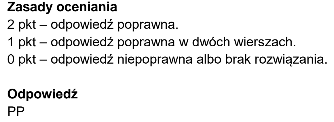 Matura dodatkowa, czerwiec 2023, odpowiedź do zadania 5