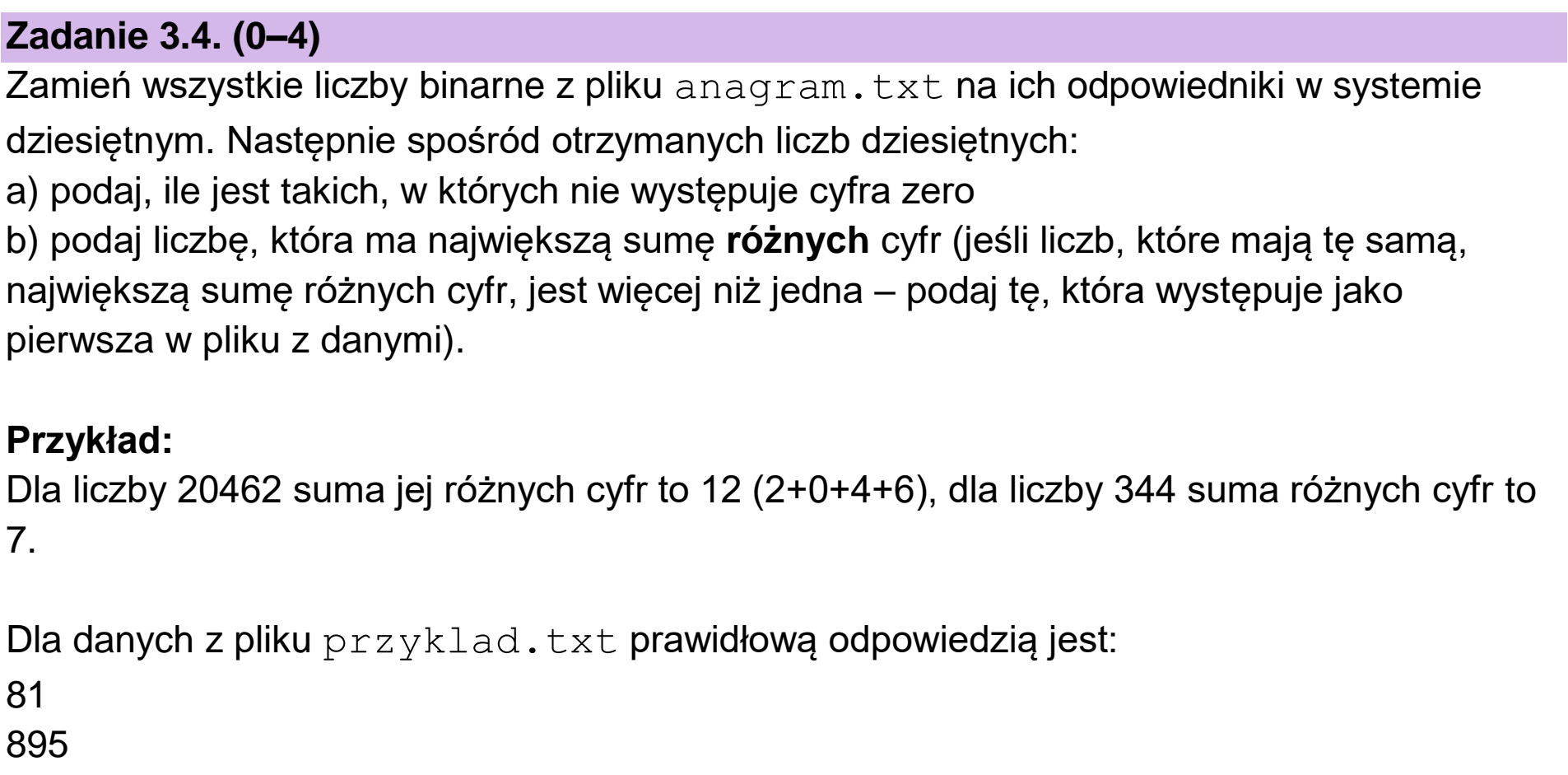 Matura dodatkowa, czerwiec 2023, zadanie 3.4