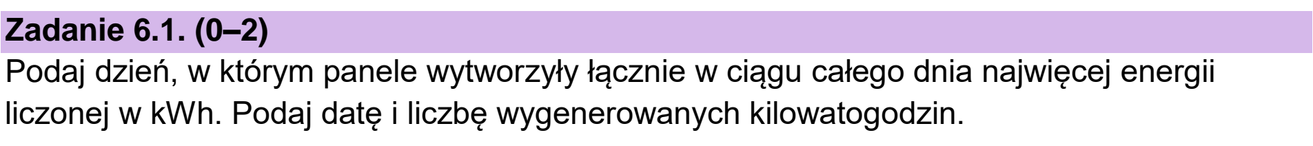 Matura dodatkowa, czerwiec 2023, zadanie 6.1