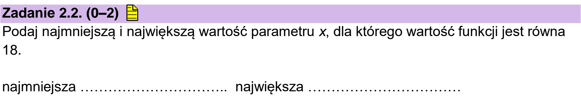Matura dodatkowa, czerwiec 2024, zadanie 2.2