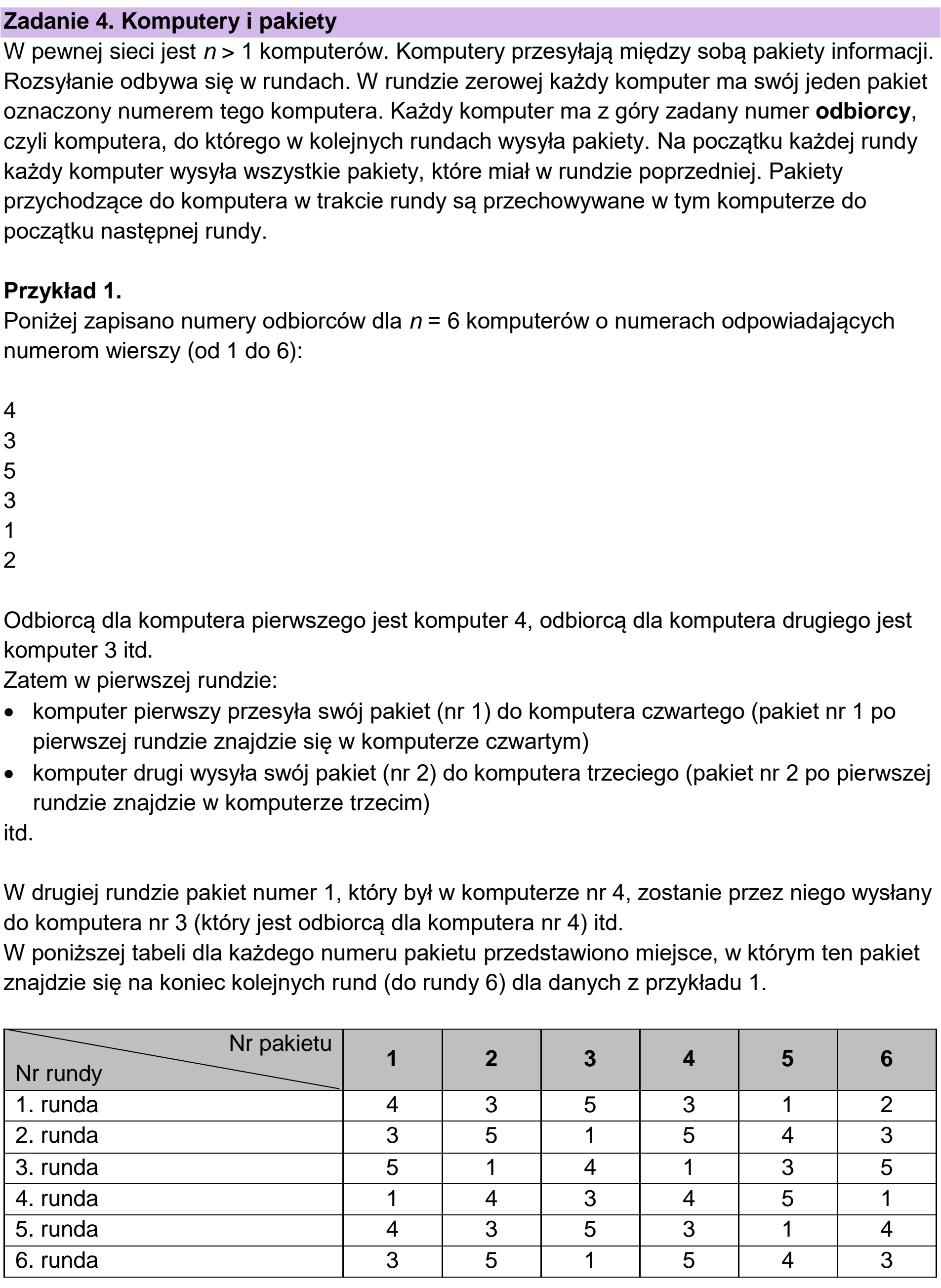 Matura dodatkowa, czerwiec 2024, wstęp zadania 4