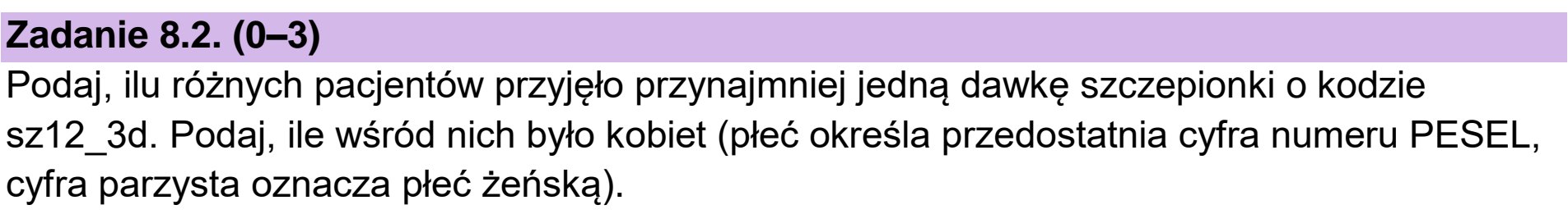 Matura dodatkowa, czerwiec 2024, zadanie 8.2