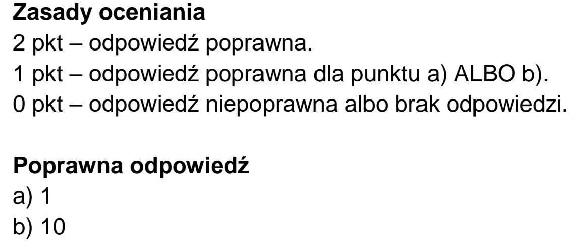 Matura dodatkowa, czerwiec 2025, odpowiedź do zadania 1.3