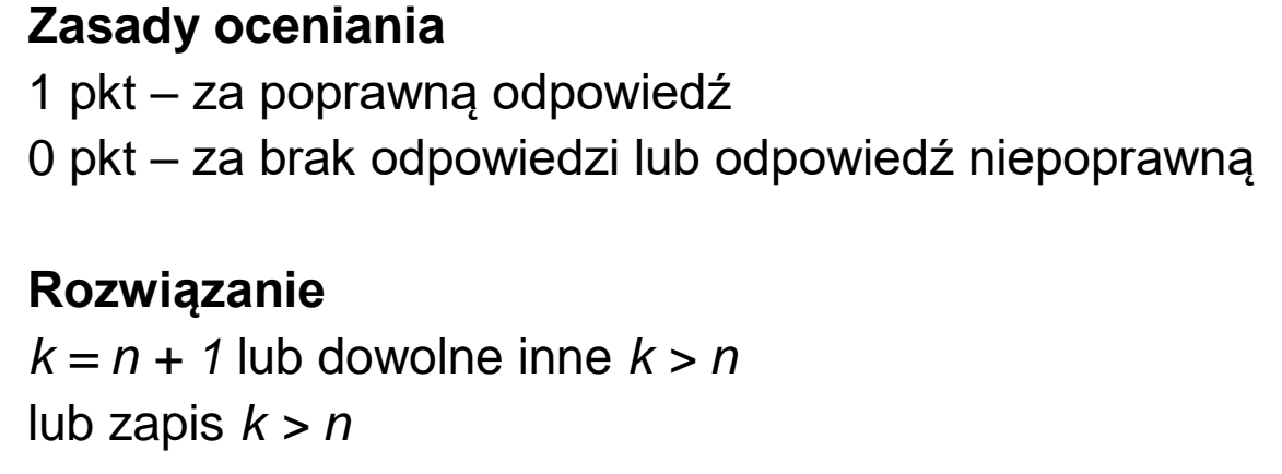 Matura dodatkowa, czerwiec 2026, odpowiedź do zadania 1.3