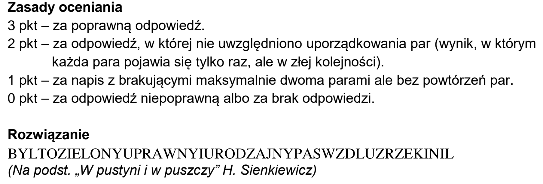 Matura dodatkowa, czerwiec 2026, odpowiedź do zadania 3.3
