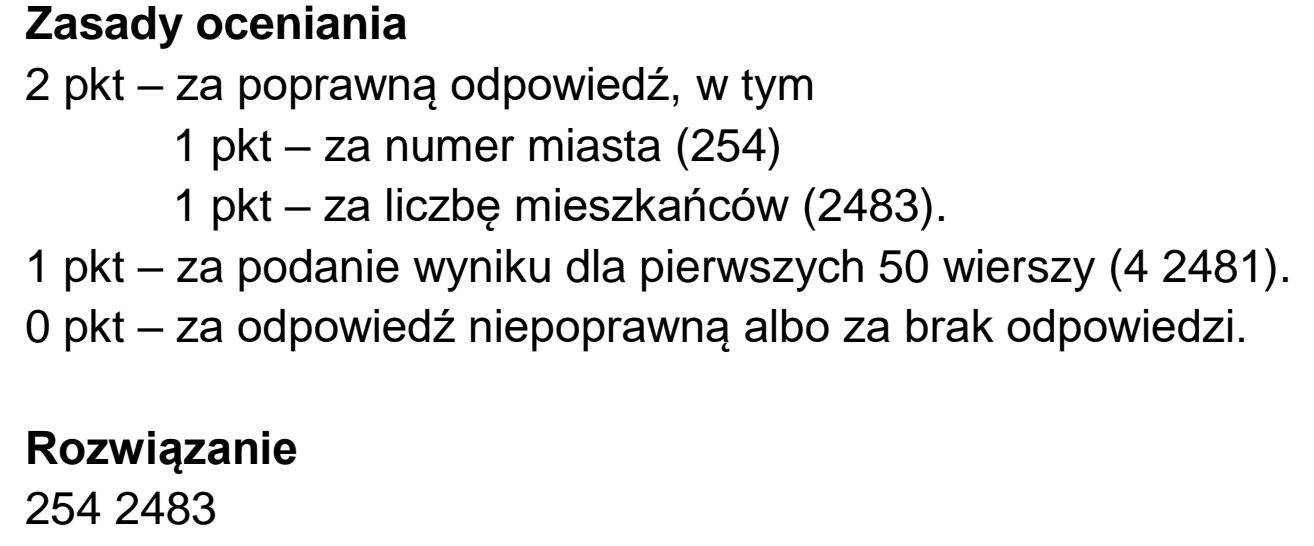Matura dodatkowa, czerwiec 2026, odpowiedź do zadania 4.1