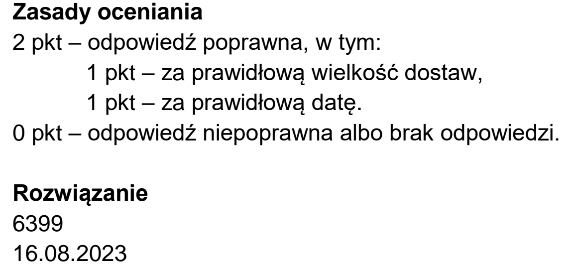 Matura dodatkowa, czerwiec 2026, odpowiedź do zadania 7.1