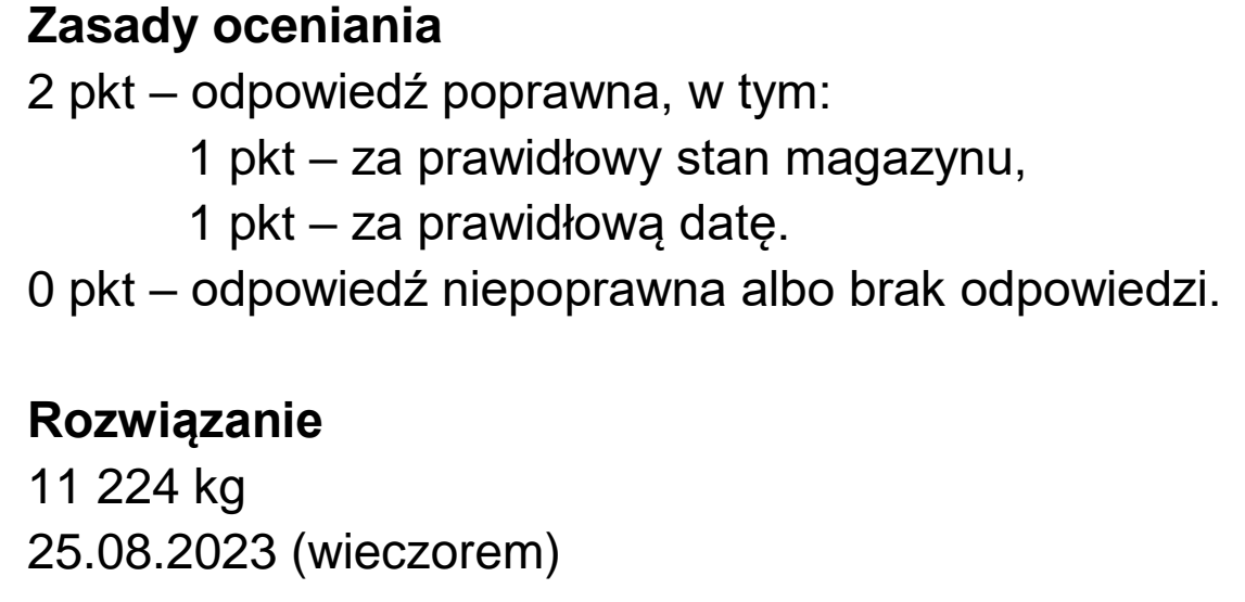 Matura dodatkowa, czerwiec 2026, odpowiedź do zadania 7.4