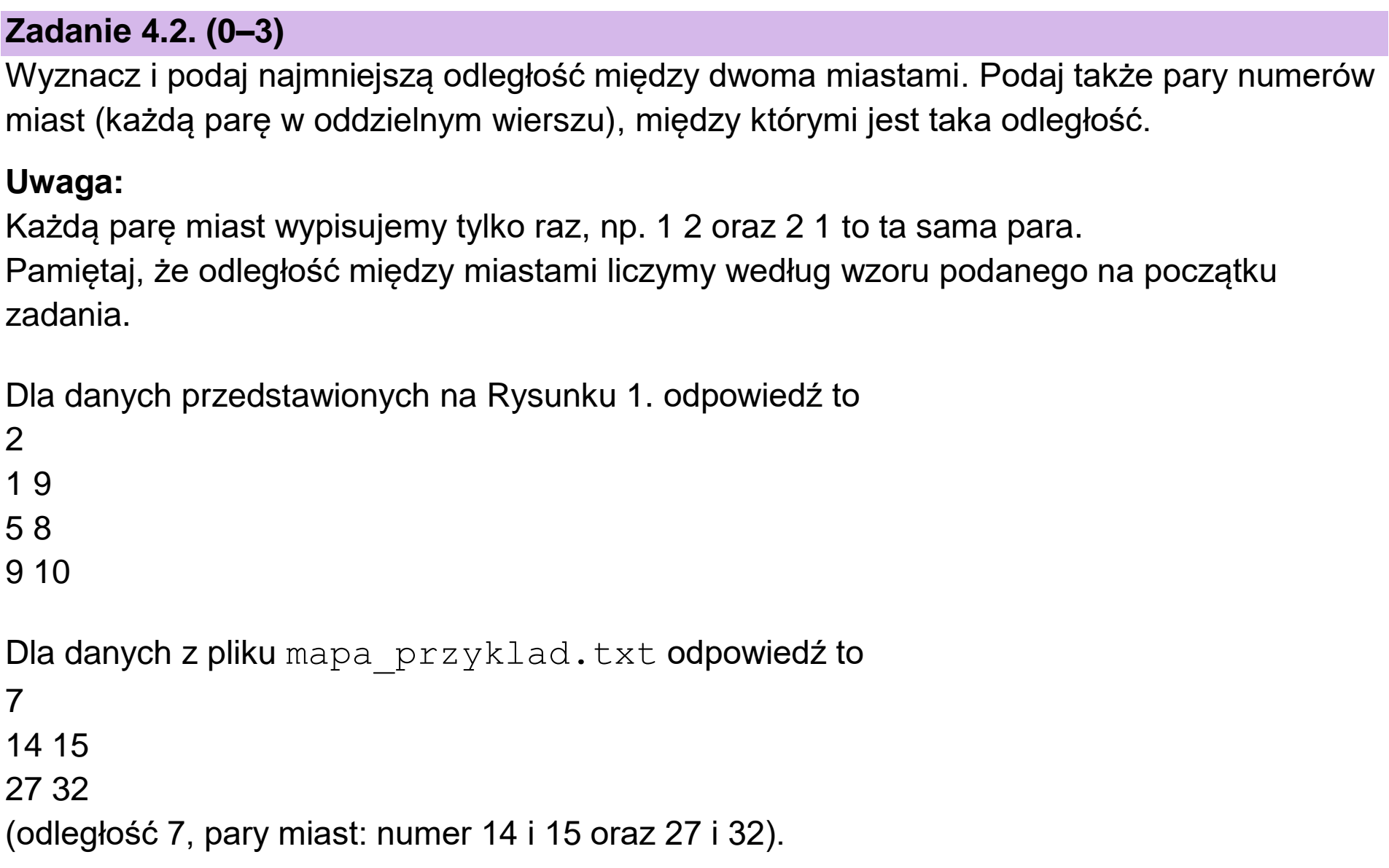 Matura dodatkowa, czerwiec 2026, zadanie 4.2