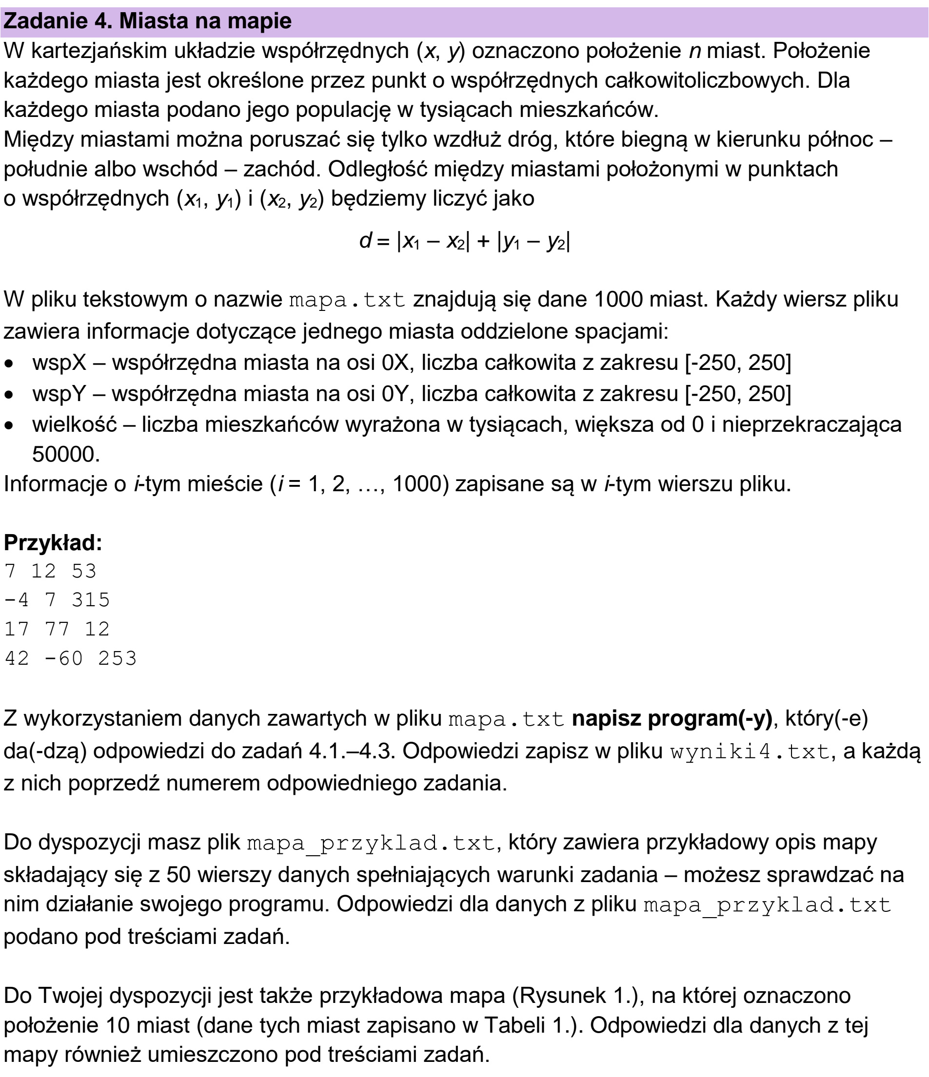 Matura dodatkowa, czerwiec 2026, wstęp zadania 4, fragment 1
