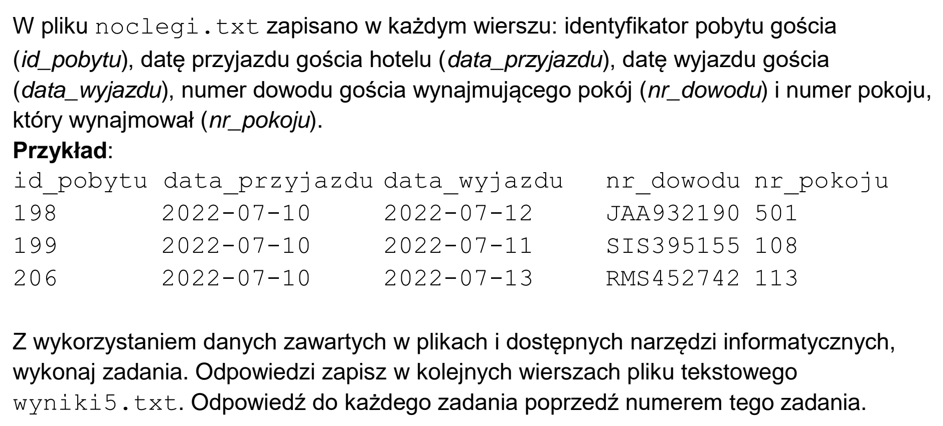 Matura próbna, grudzień 2022, wstęp zadania 5, fragment 2