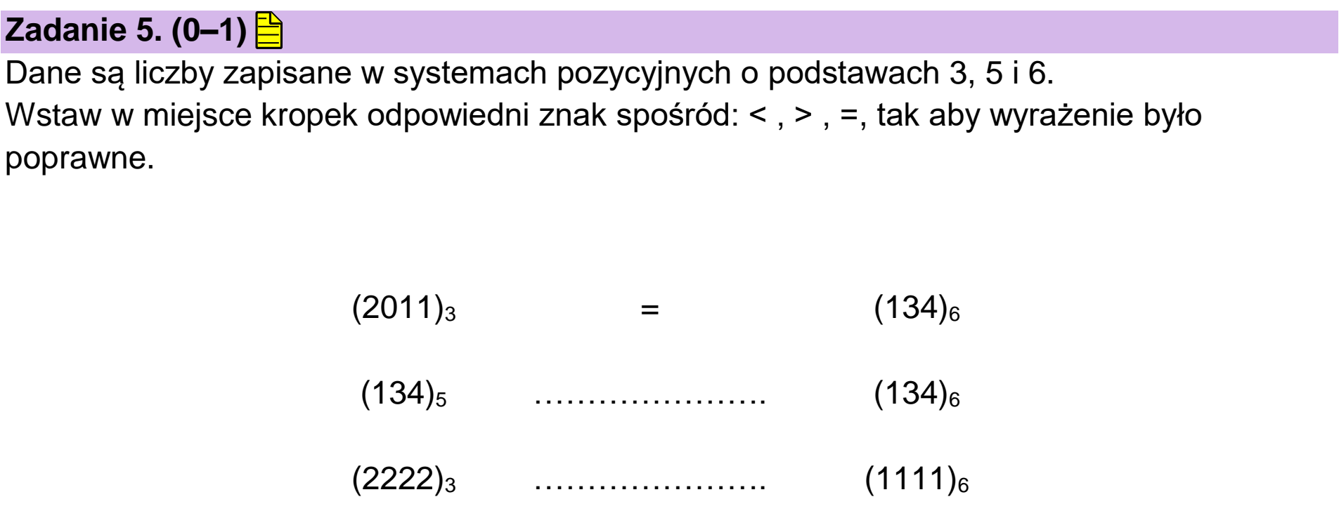 Matura, maj 2023, podgląd zadania 5