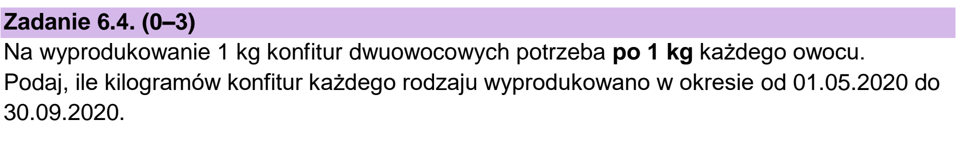 Matura, maj 2023, zadanie 6.4