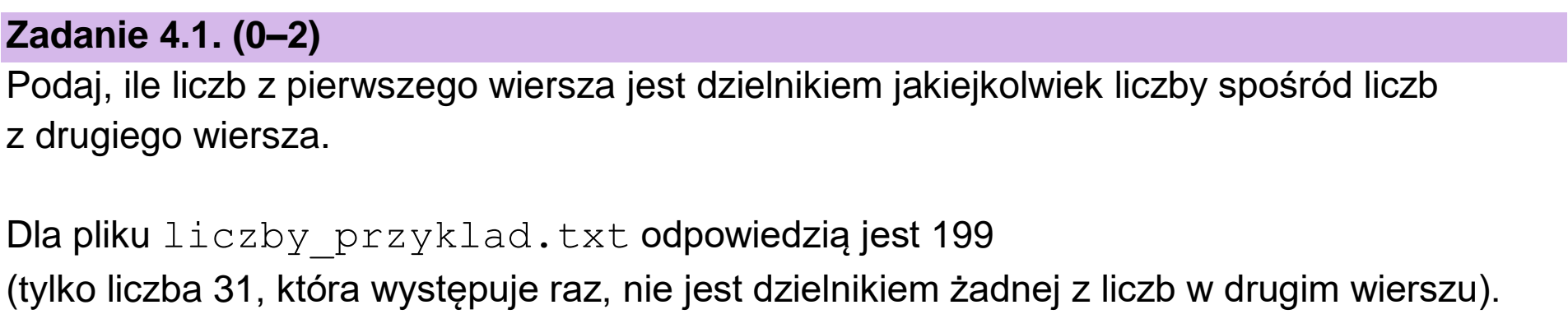 Matura, maj 2024, zadanie 4.1