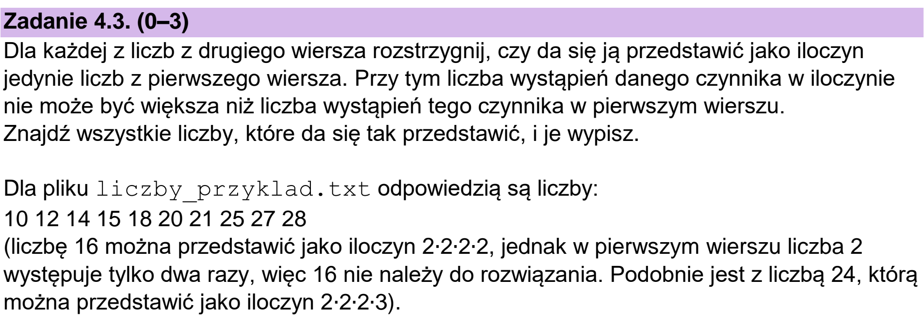 Matura, maj 2024, zadanie 4.3