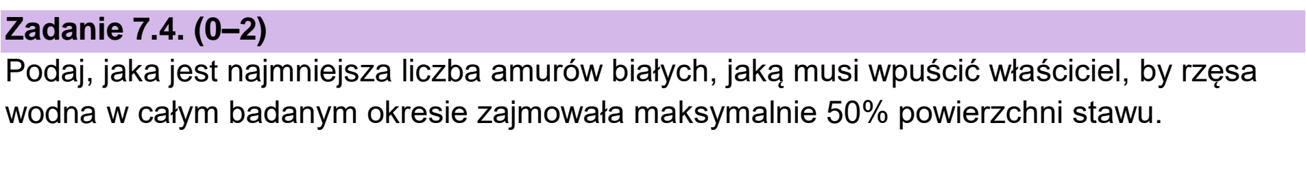 Matura, maj 2026, zadanie 7.4