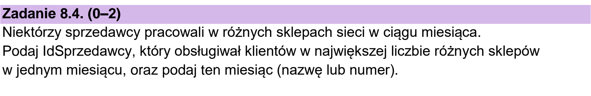 Matura, maj 2026, zadanie 8.4