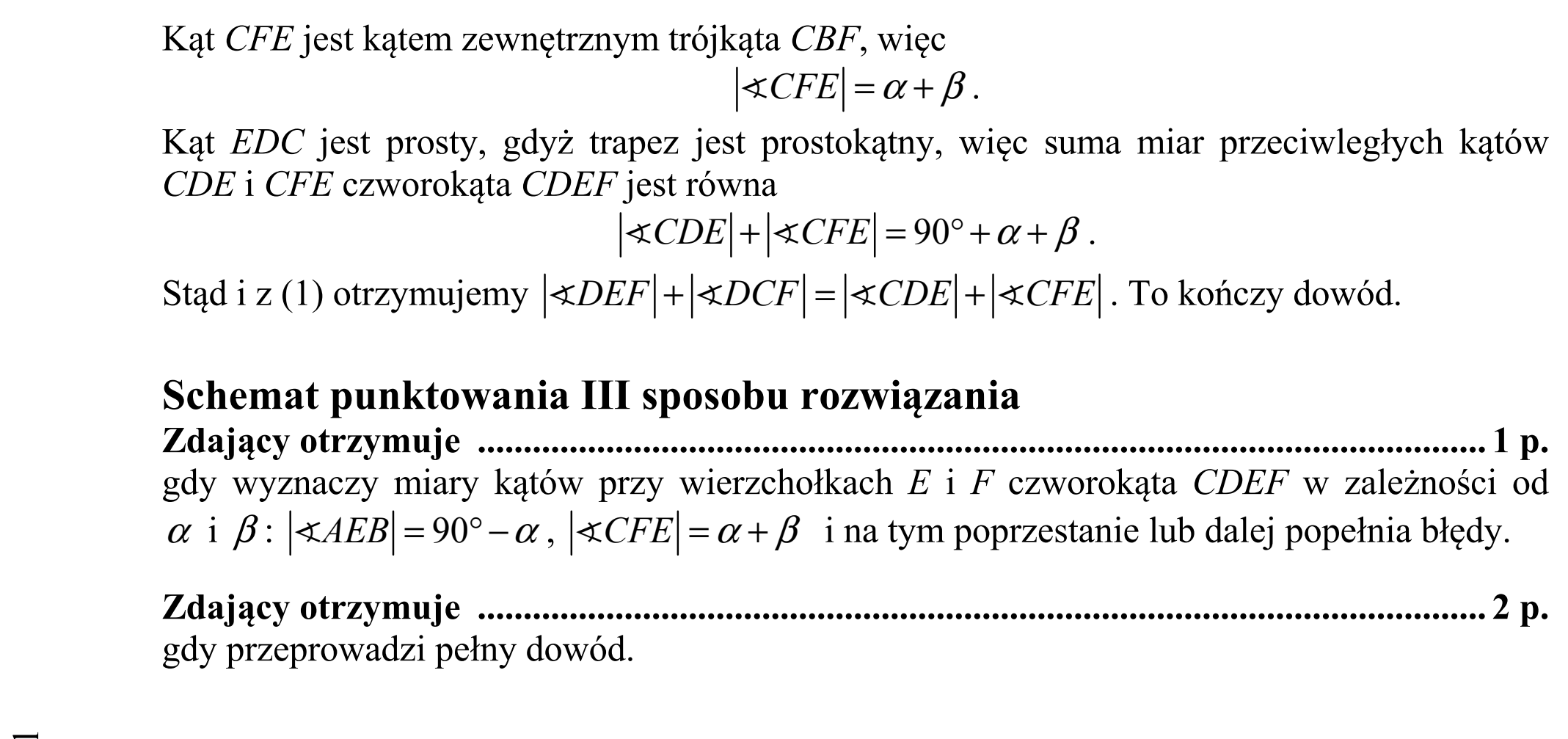 Matura dodatkowa, czerwiec 2016, odpowiedź do zadania 29, fragment 3