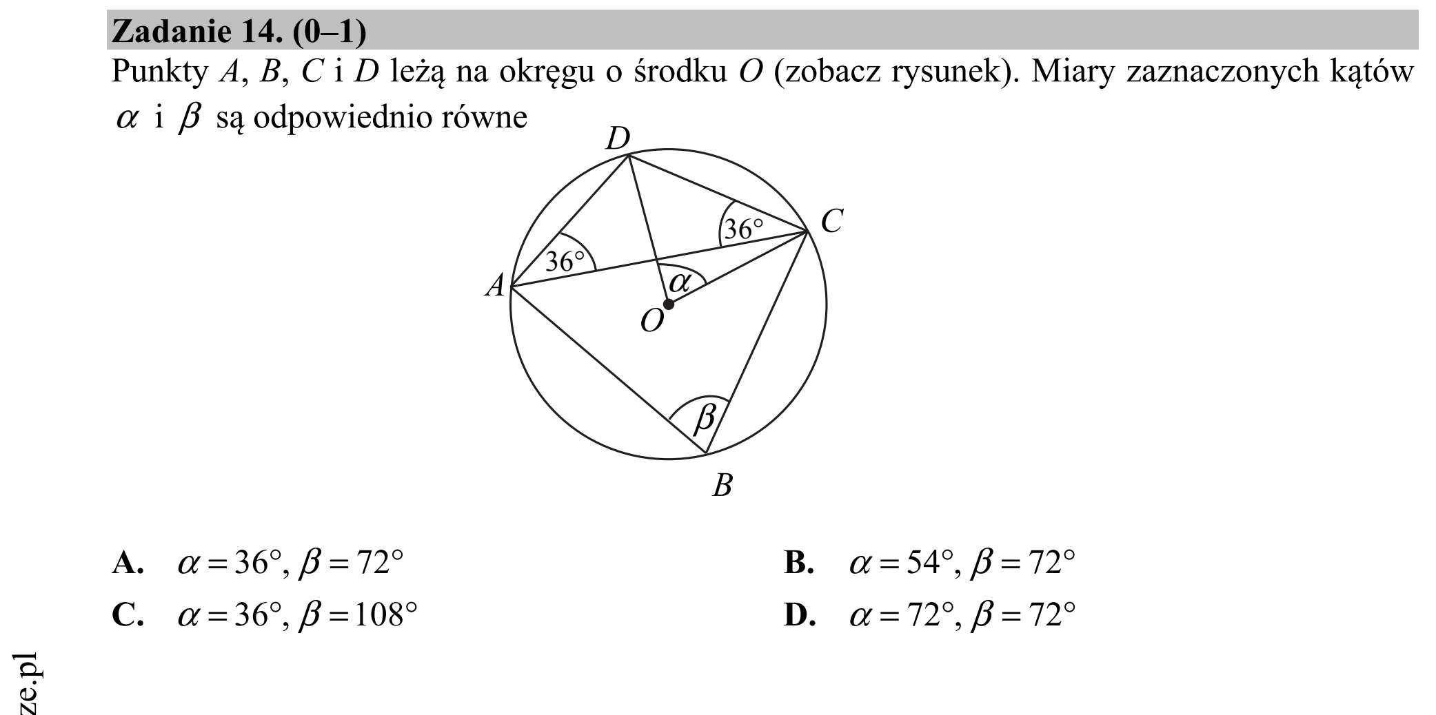 Matura dodatkowa, czerwiec 2016, podgląd zadania 14