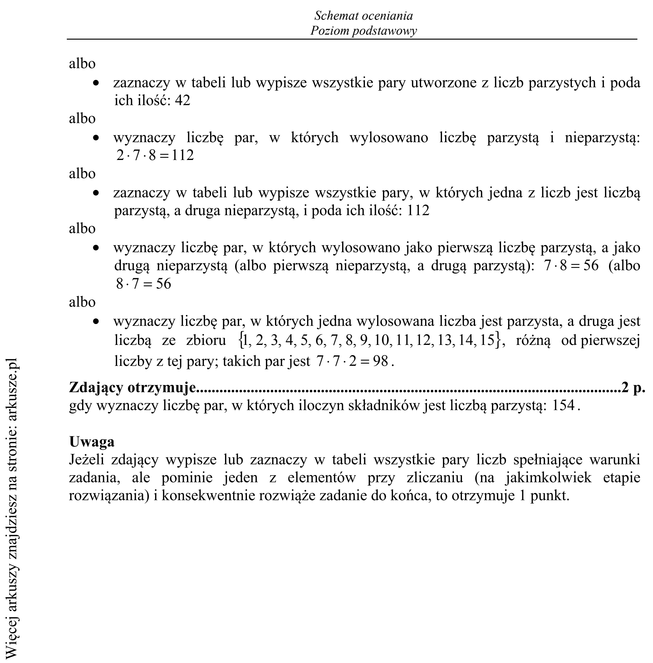 Matura dodatkowa, czerwiec 2017, odpowiedź do zadania 31, fragment 3