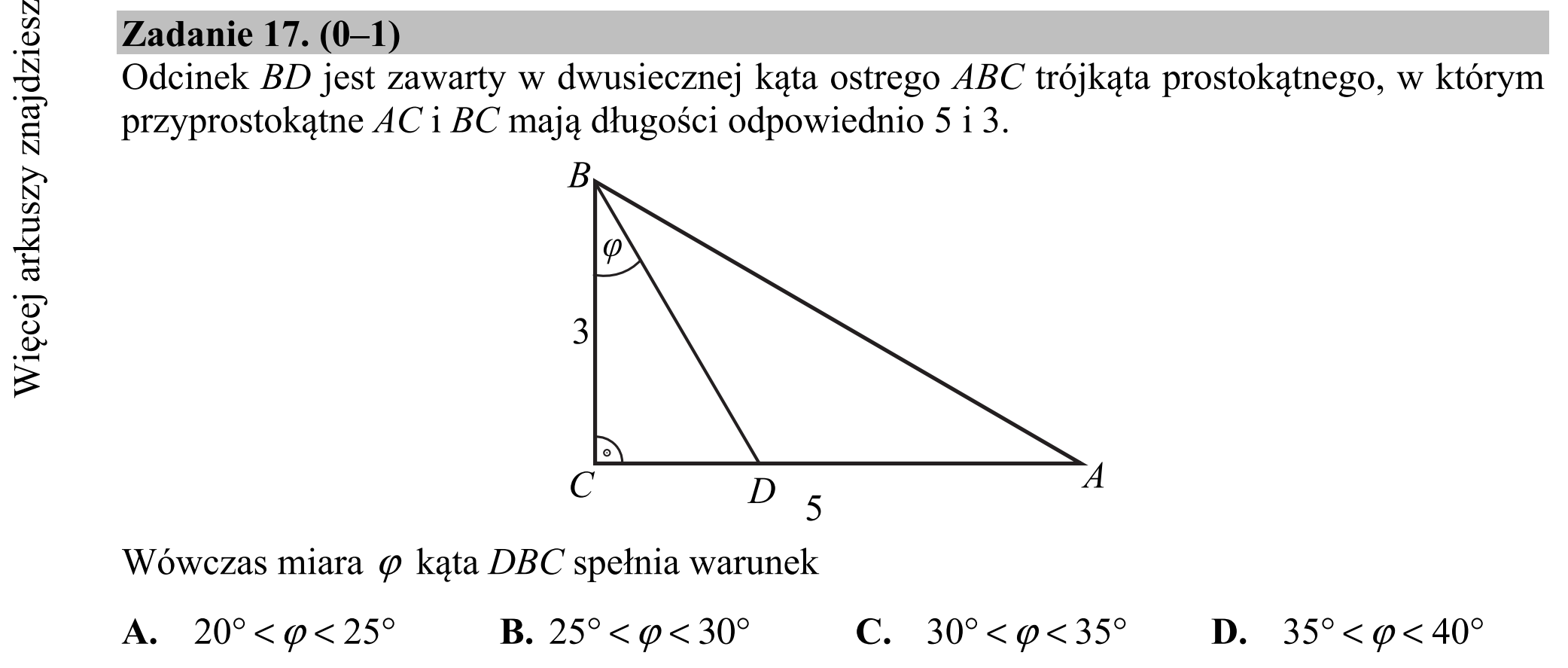 Matura dodatkowa, czerwiec 2017, podgląd zadania 17