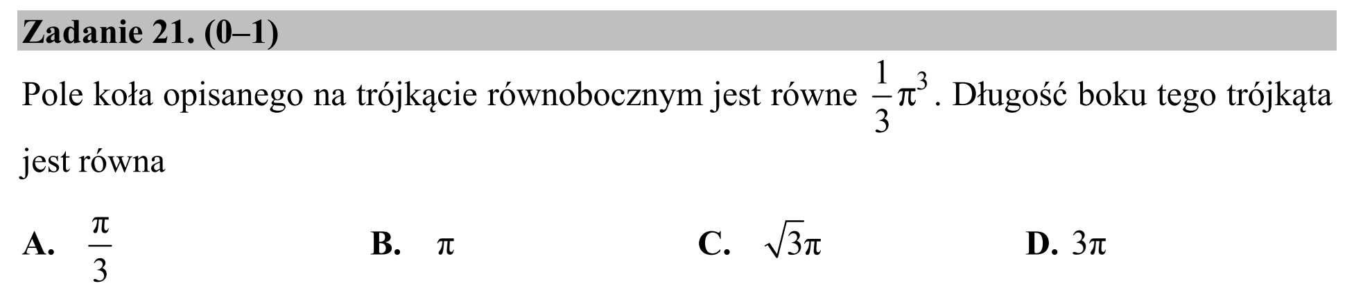 Matura dodatkowa, czerwiec 2017, podgląd zadania 21
