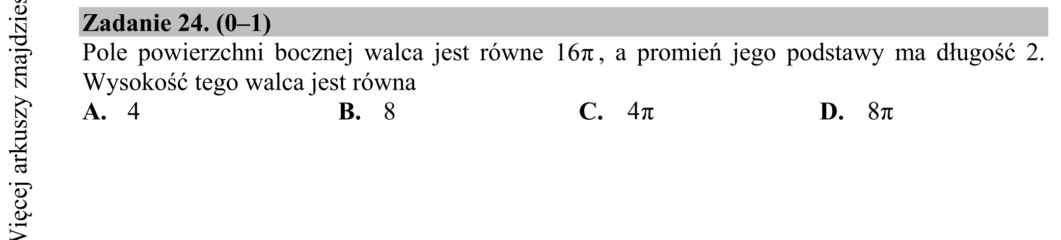 Matura dodatkowa, czerwiec 2017, podgląd zadania 24