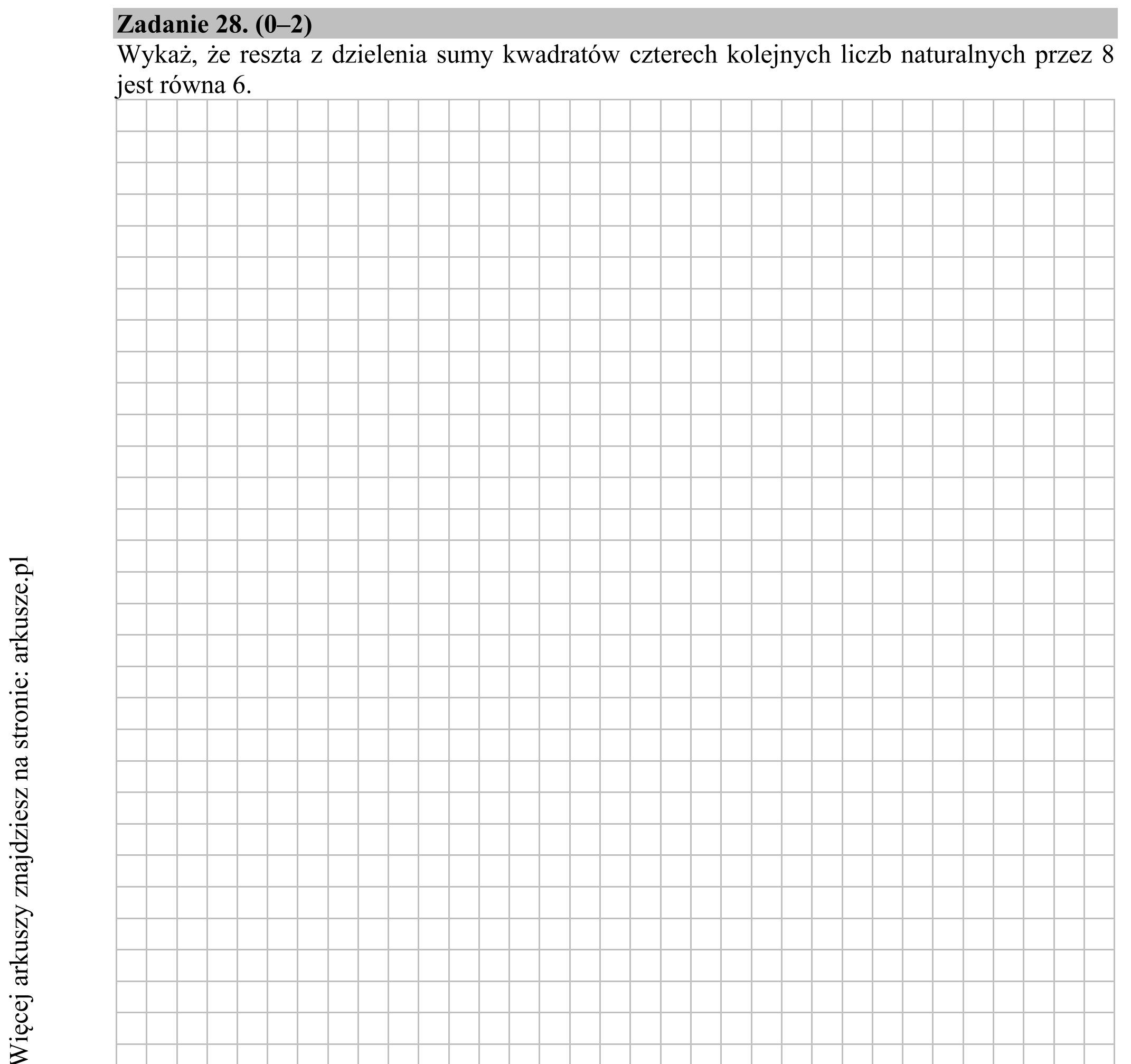Matura dodatkowa, czerwiec 2018, podgląd zadania 28