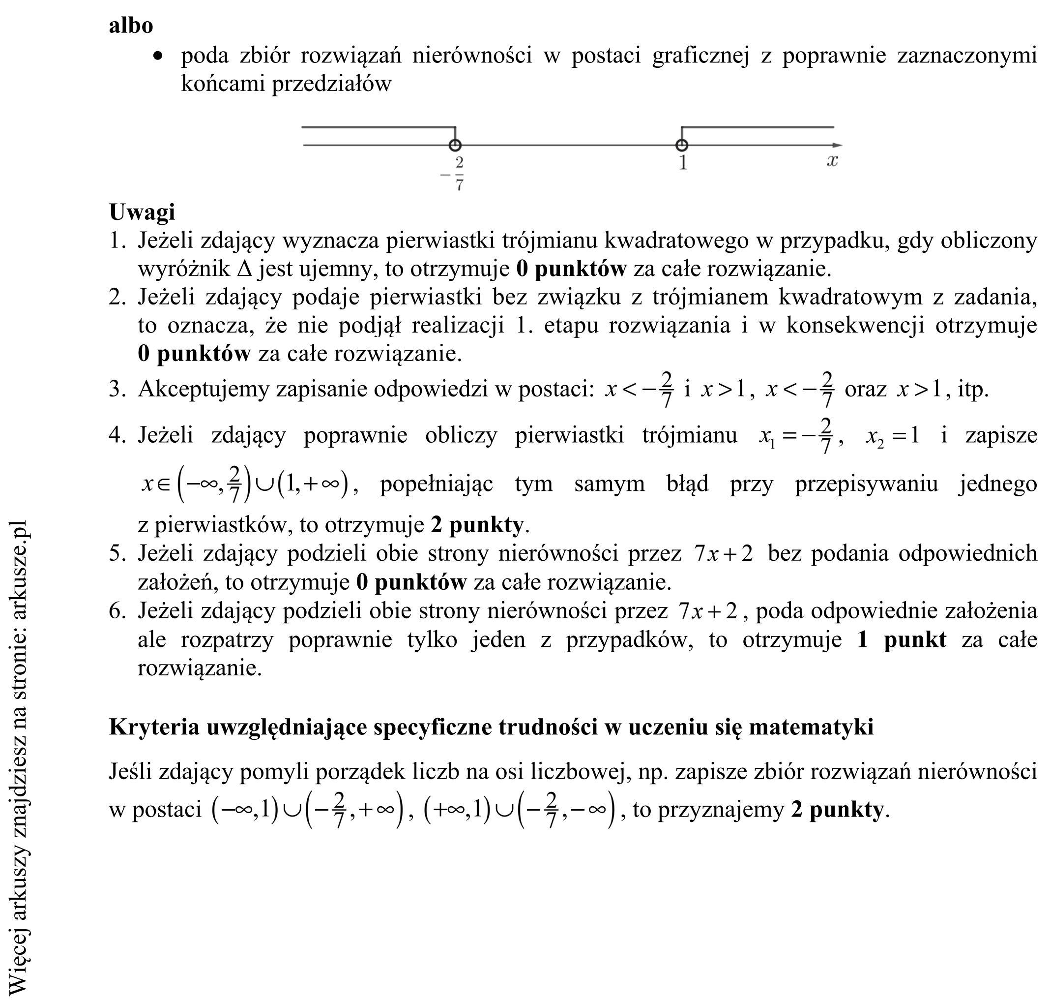 Matura dodatkowa, czerwiec 2019, odpowiedź do zadania 26, fragment 2