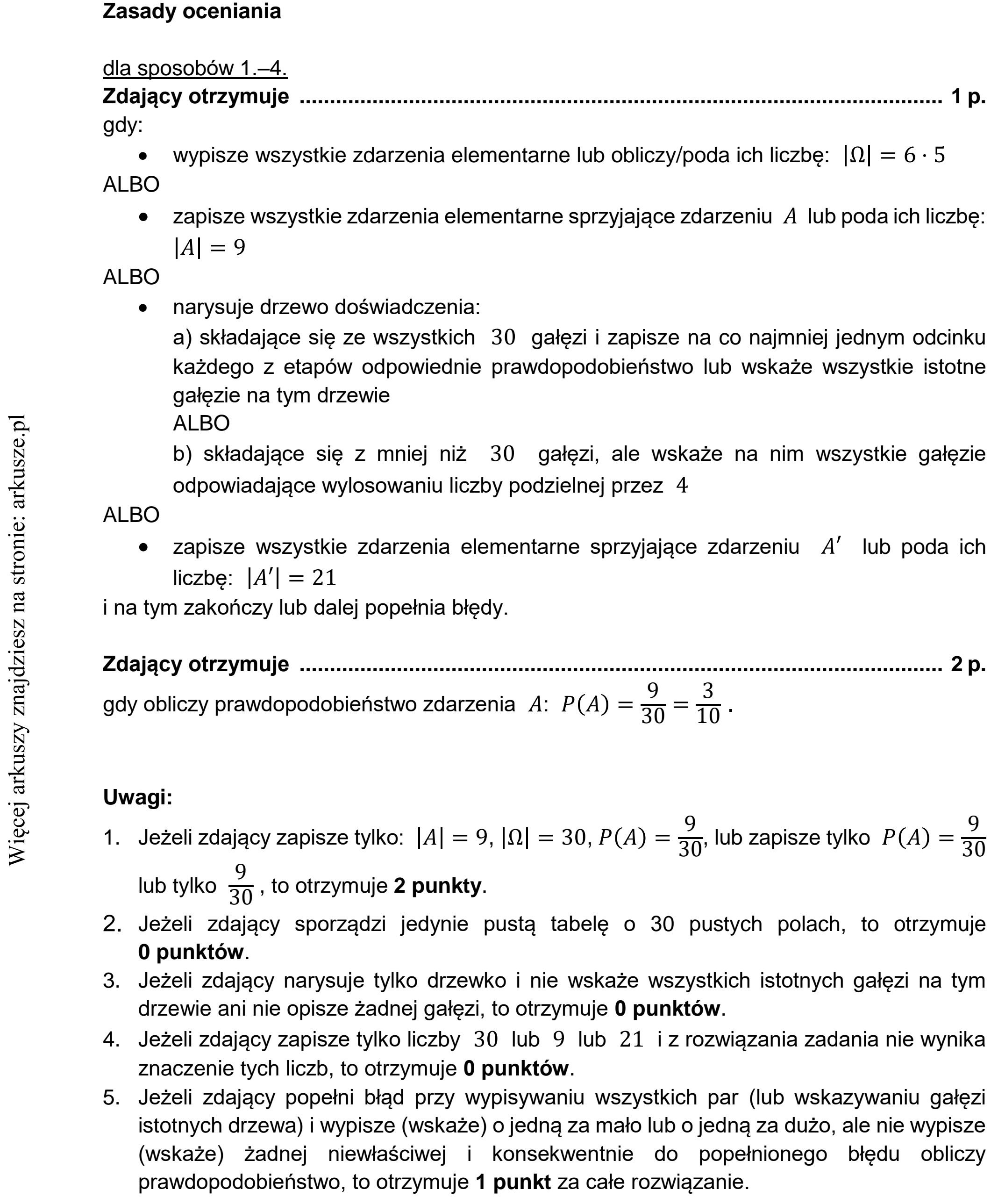 Matura dodatkowa, czerwiec 2021, odpowiedź do zadania 34, fragment 1