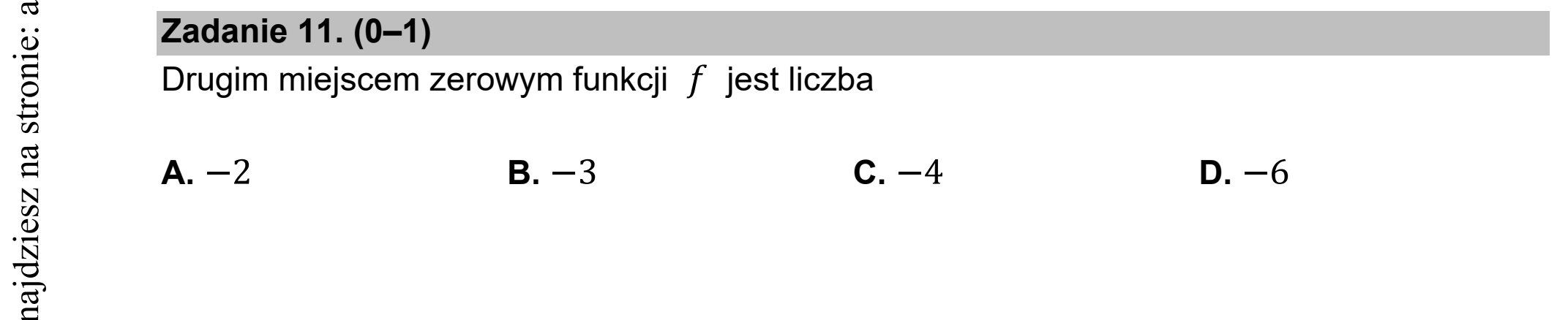 Matura dodatkowa, czerwiec 2021, podgląd zadania 11