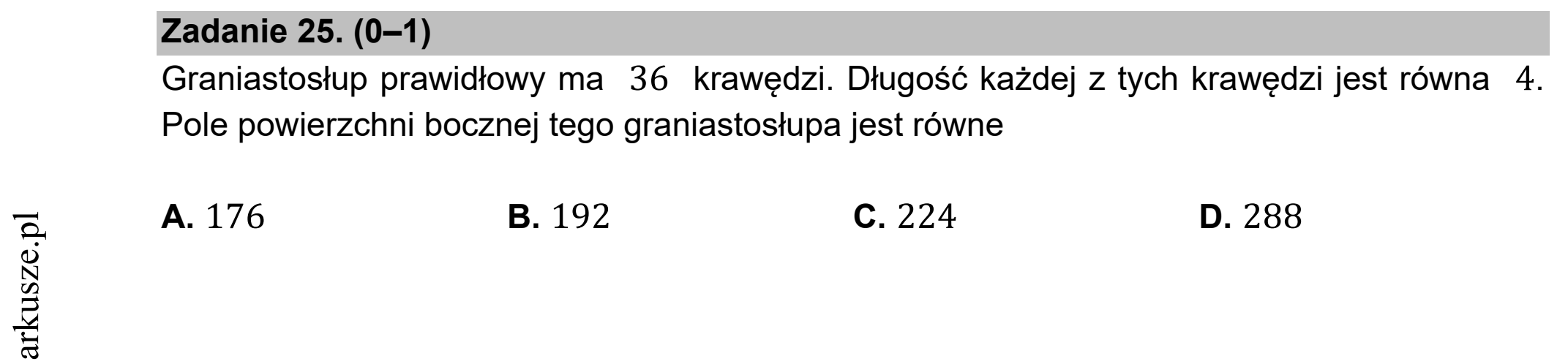 Matura dodatkowa, czerwiec 2021, podgląd zadania 25