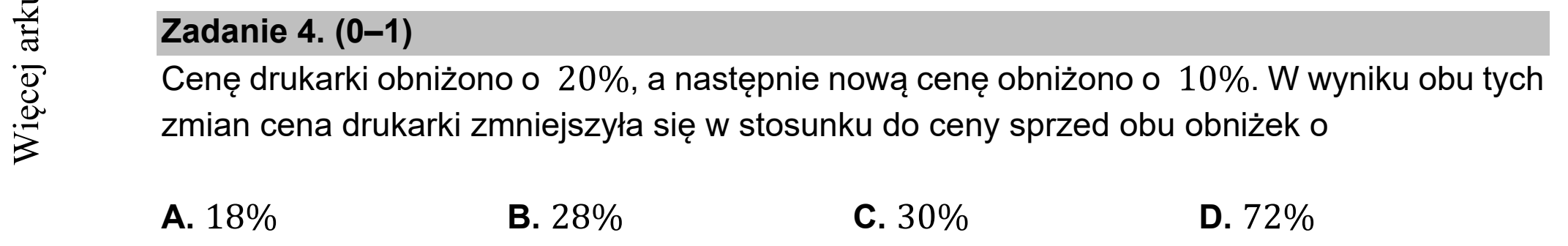 Matura dodatkowa, czerwiec 2021, podgląd zadania 4