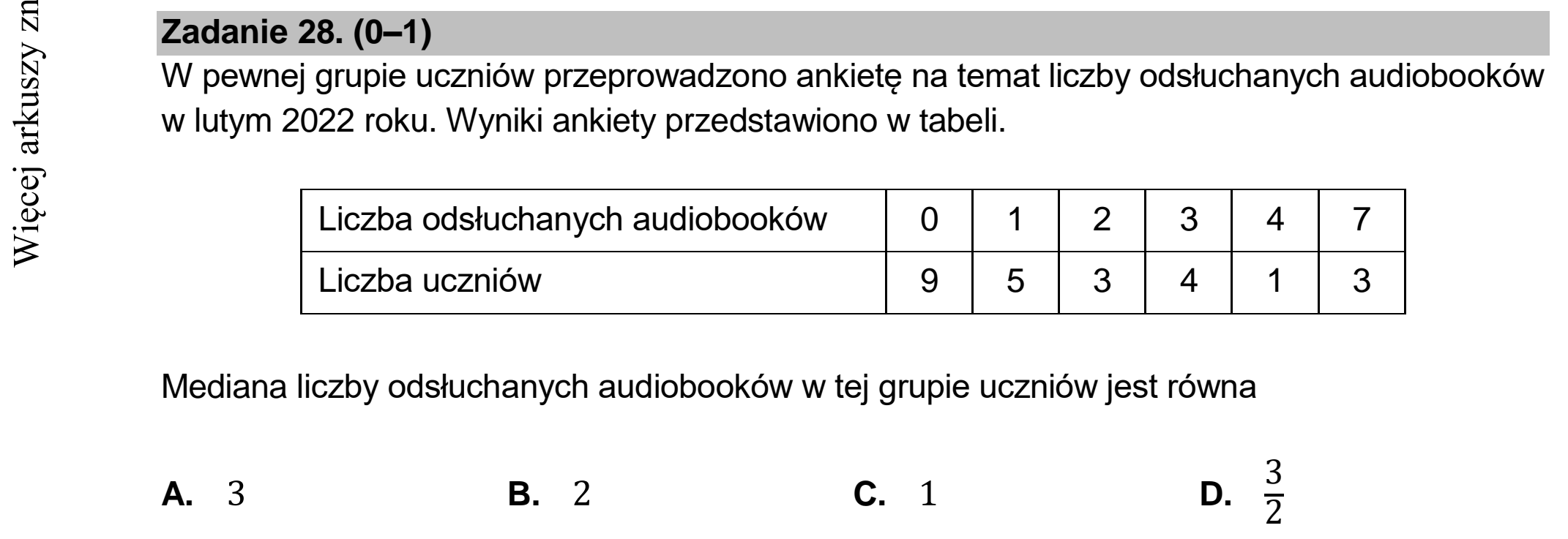 Matura dodatkowa, czerwiec 2022, podgląd zadania 28