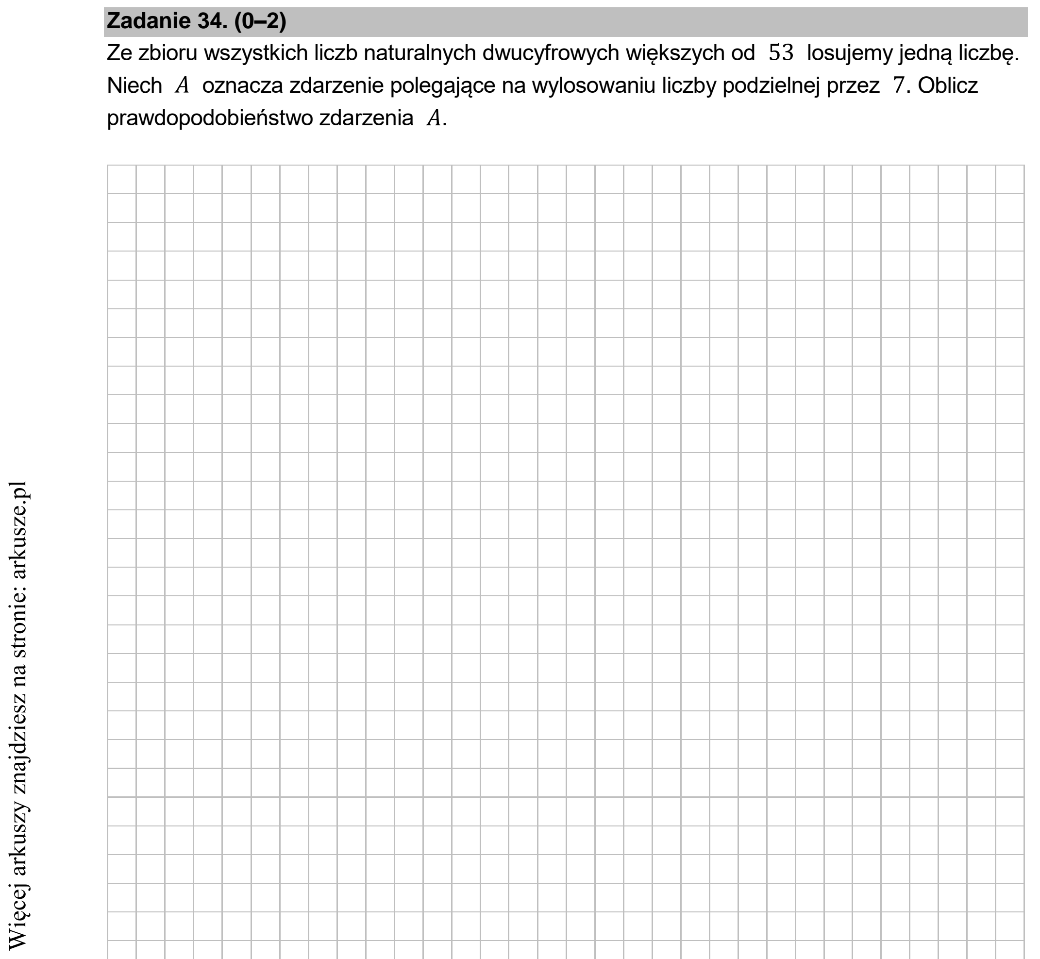 Matura dodatkowa, czerwiec 2022, podgląd zadania 34