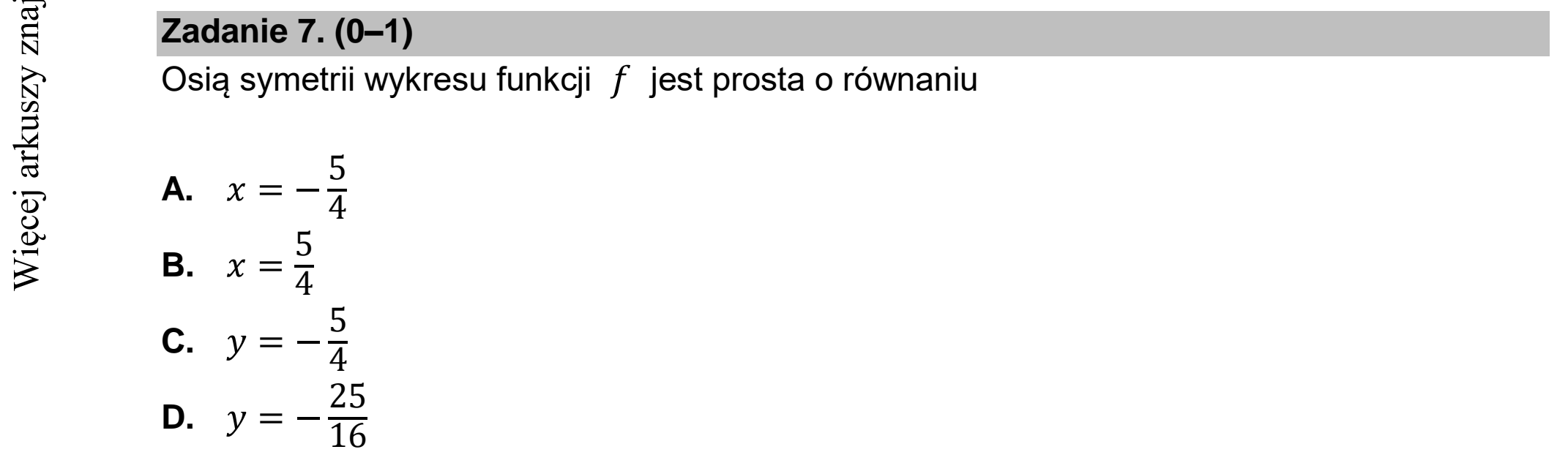 Matura dodatkowa, czerwiec 2022, podgląd zadania 7