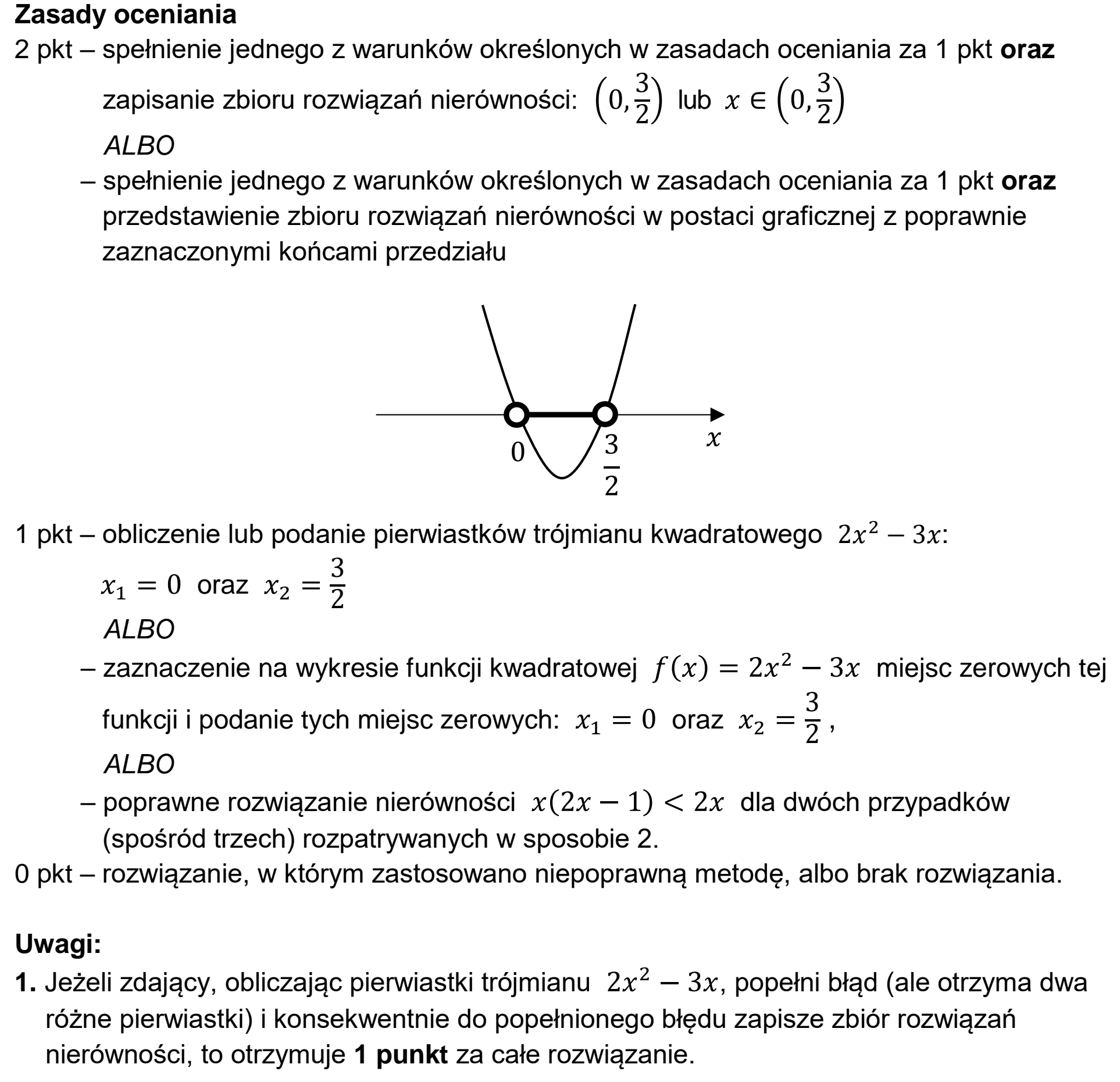 Matura dodatkowa, czerwiec 2023, odpowiedź do zadania 30