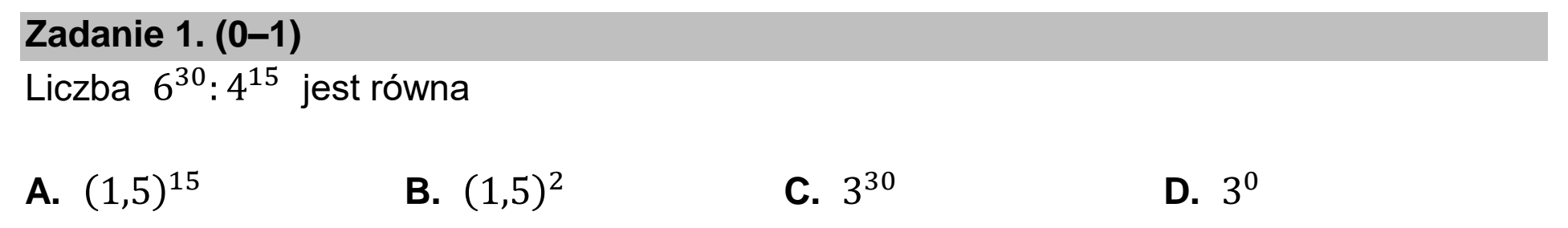 Matura dodatkowa, czerwiec 2023, podgląd zadania 1