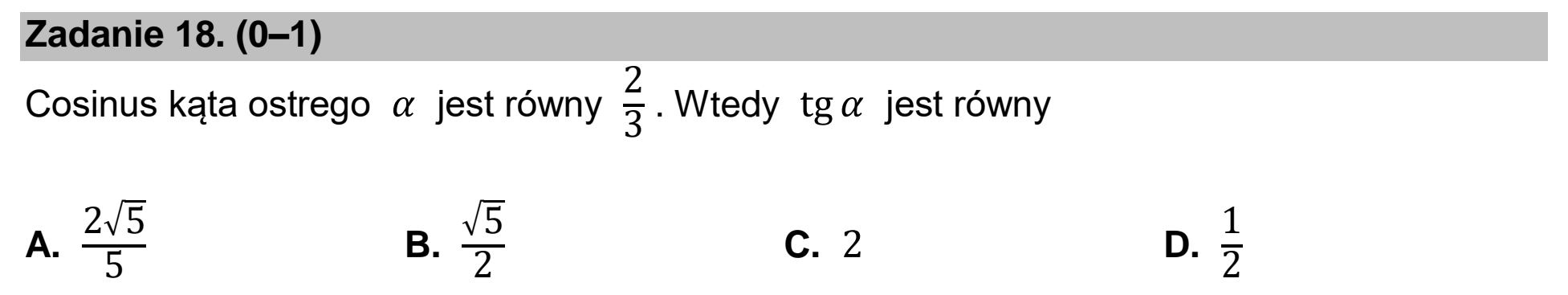 Matura dodatkowa, czerwiec 2023, podgląd zadania 18