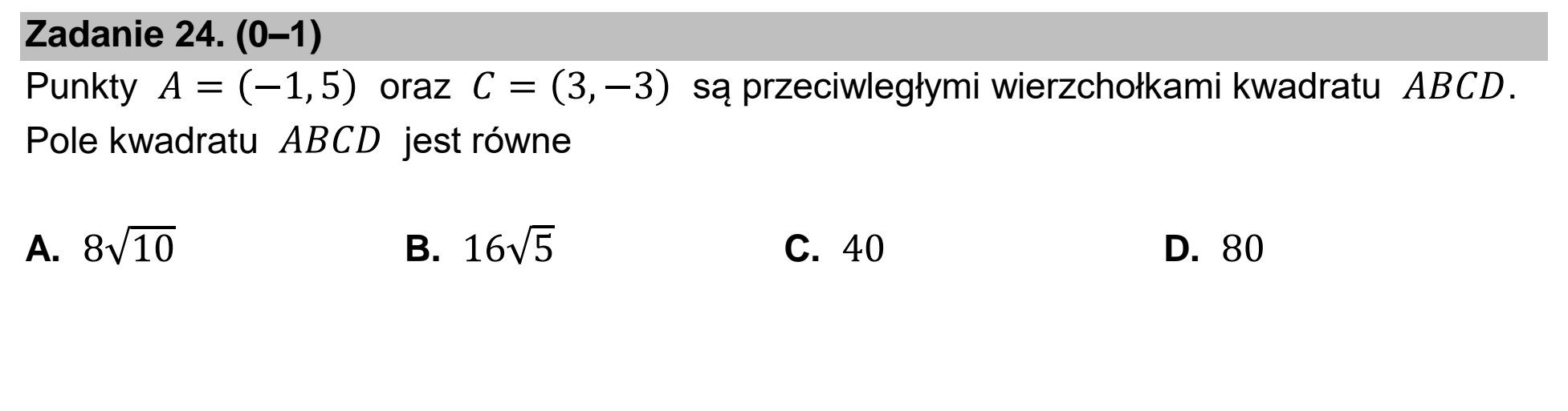 Matura dodatkowa, czerwiec 2023, podgląd zadania 24