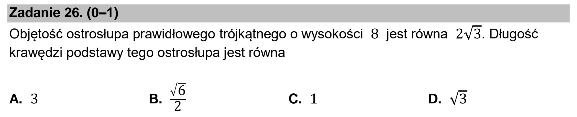 Matura dodatkowa, czerwiec 2023, podgląd zadania 26