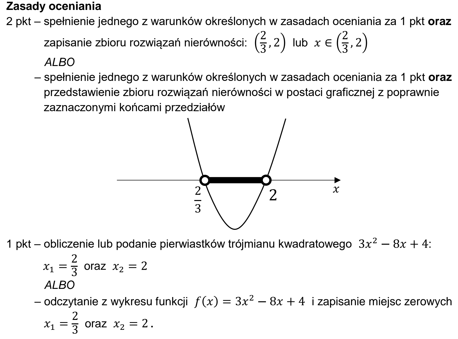 Matura dodatkowa, czerwiec 2024, odpowiedź do zadania 30, fragment 1