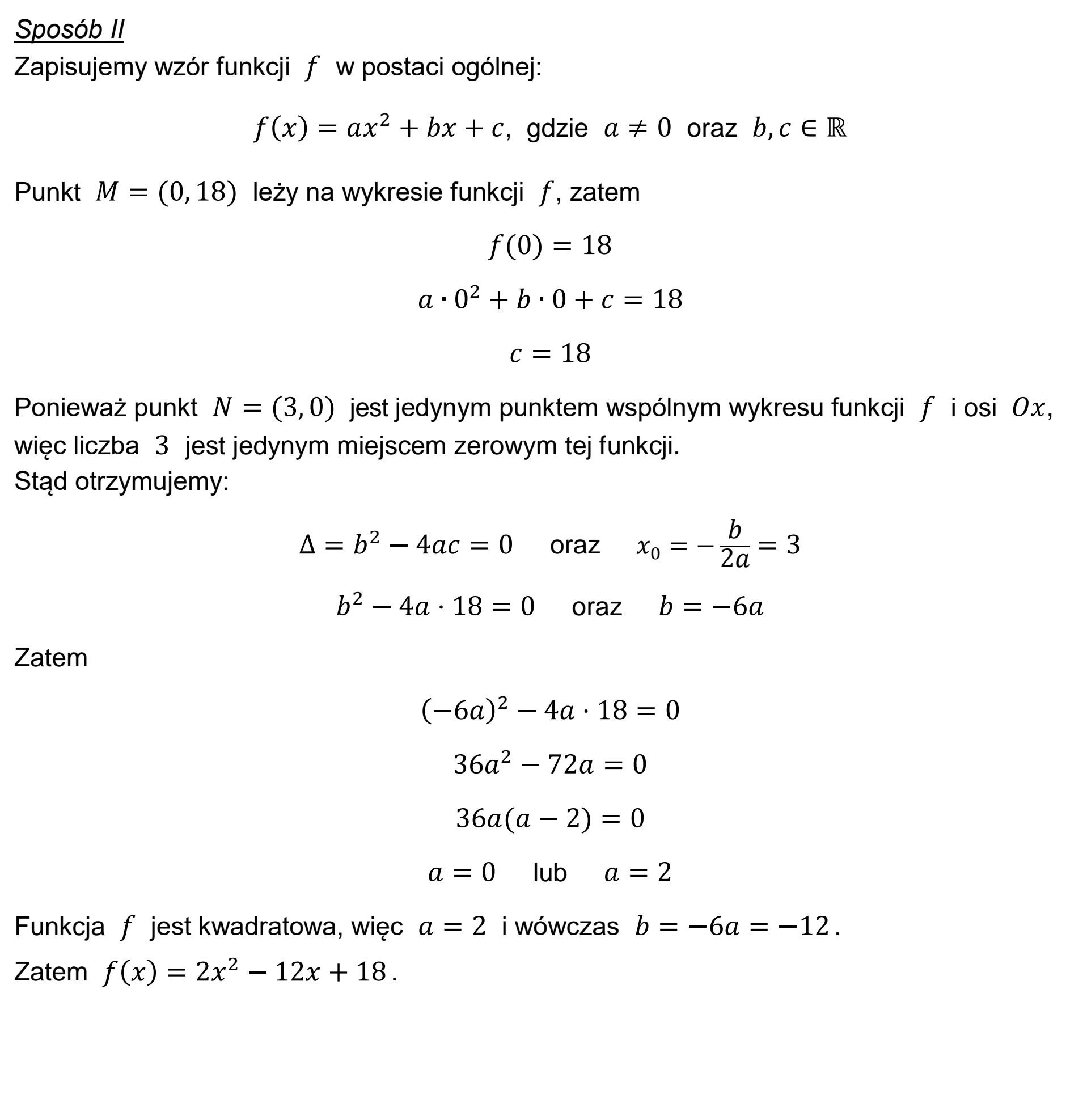 Matura dodatkowa, czerwiec 2024, odpowiedź do zadania 31, fragment 2